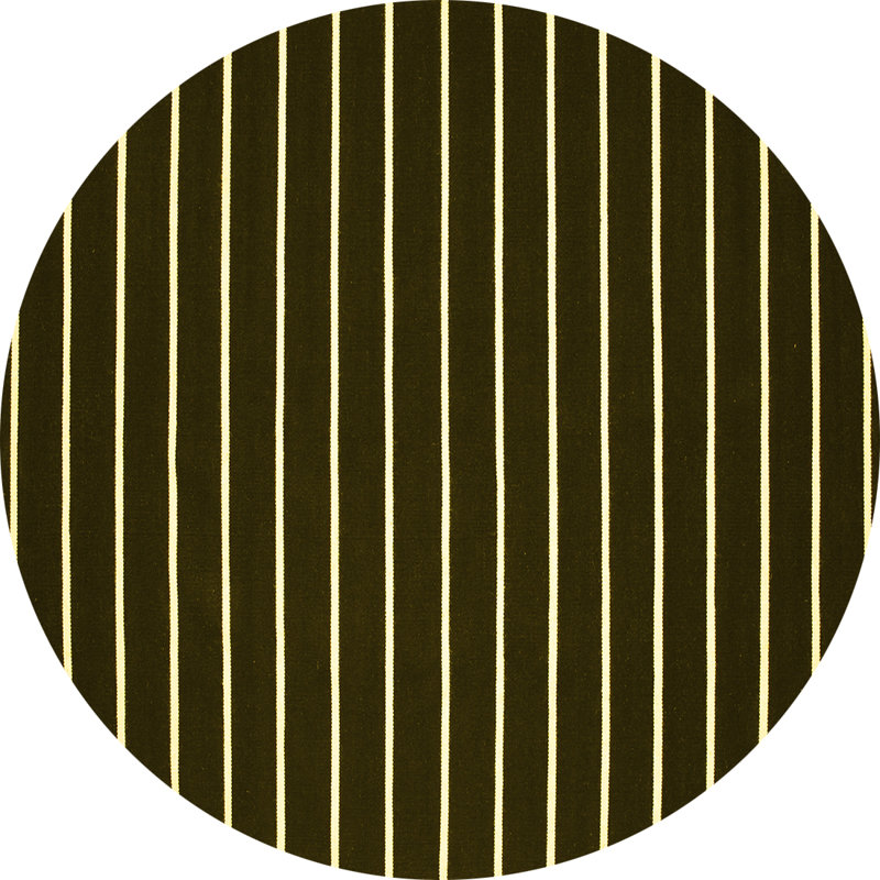 Washable Abstract Indoor Rug, Round 6'
