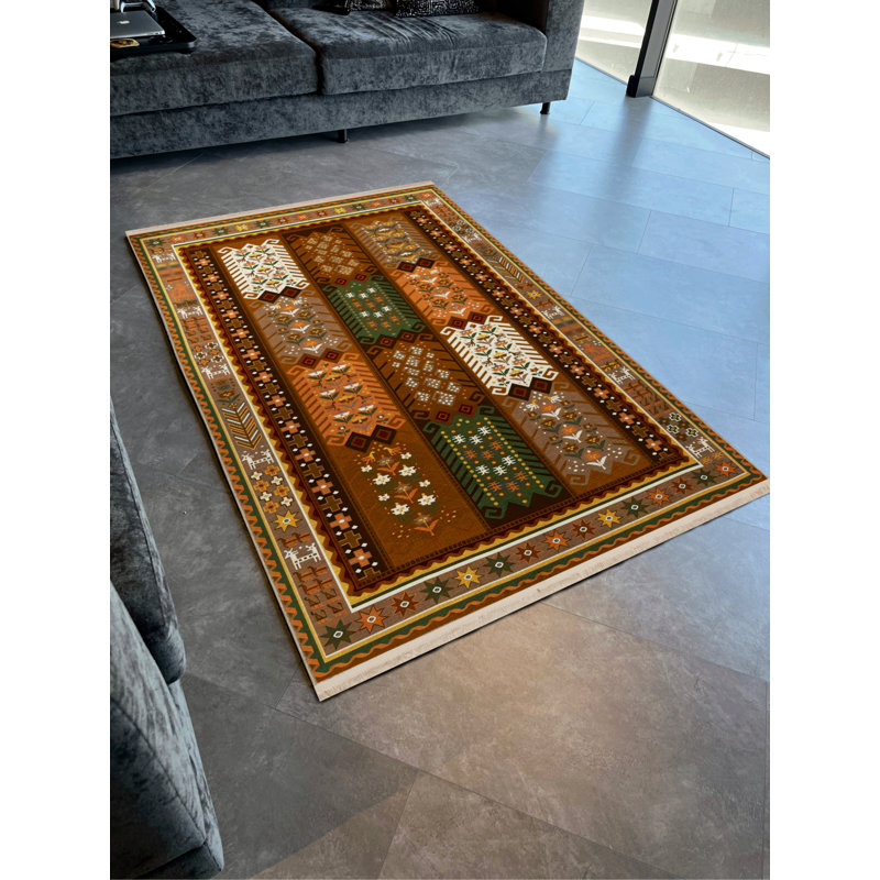 Tapis rectangulaire Xaven, Rectangle 2 pi 8 po x 5 pi