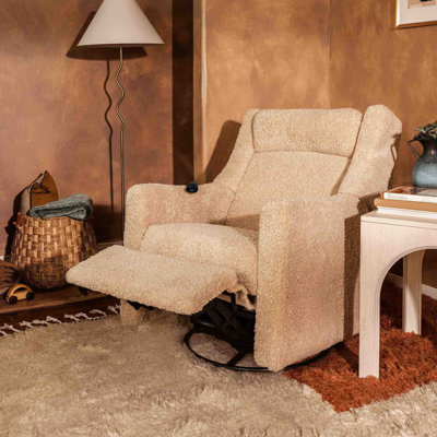 Kiwi Deluxe Power Recliner and Swivel Glider with Heat and Massage