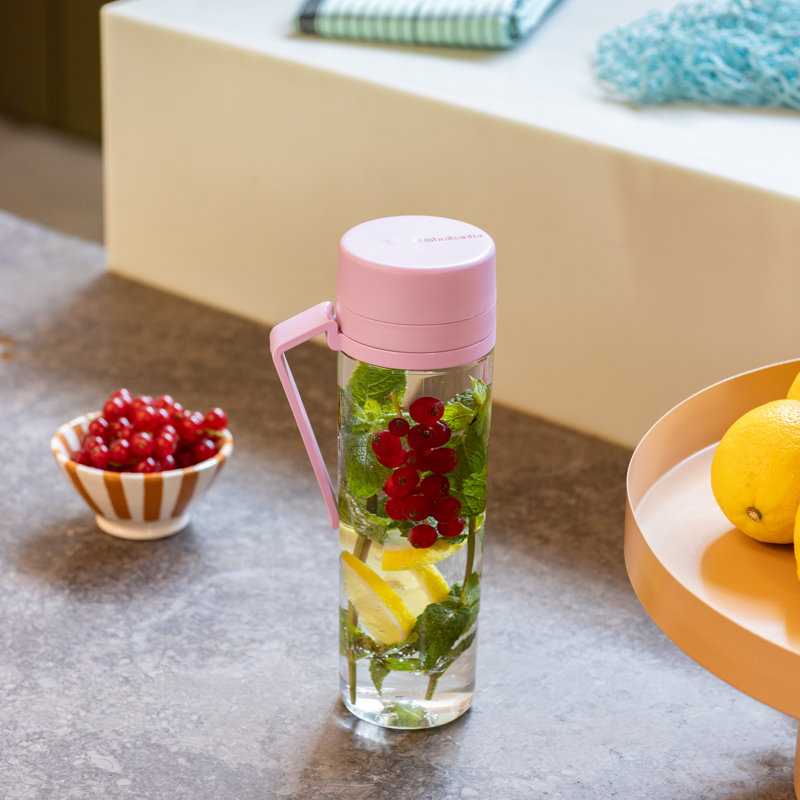 Brabantia Make & Take Water Bottle 0.5L, Lilac Pink