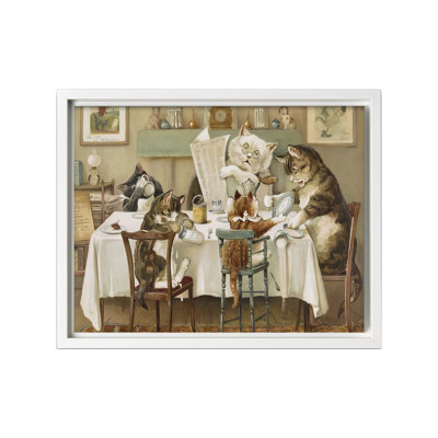 Cats At Meal Time