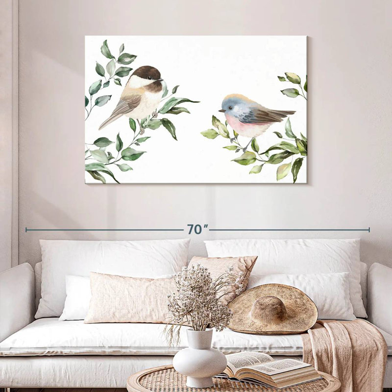 Brampt Birds On Branches, 30" H x 45" W