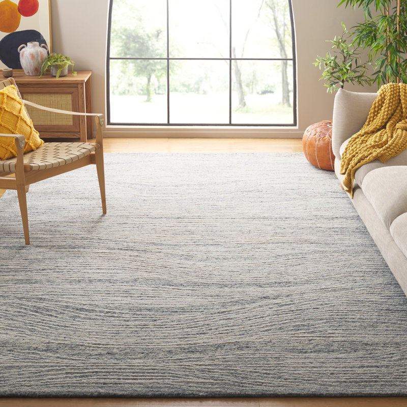 Tapis en laine et coton touffeté à la main Alea Metro, Rectangle 2 pi 3 po x 4 pi