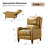 Neliyah 28.75" Wide Genuine Leather Recliner-105914584