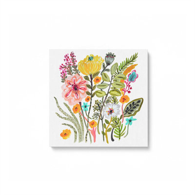 «Colorful Floral Bouquet VI» par Karen Fields, reproduction d'art sur toile