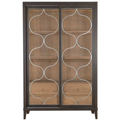 Thea Lighted Curio Cabinet