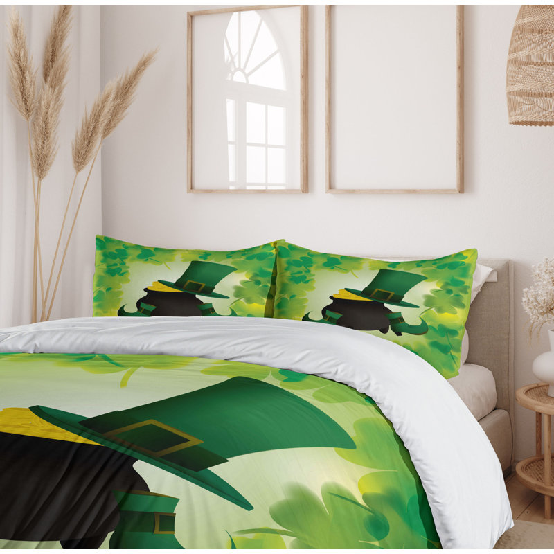 Modern & Contemporary Polyester Duvet Cover, Queen Duvet Cover + 2 Standard Shams