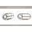 Casual Home Metal and Glass Wall Storage with Round Mirror, Iron Frame, Geometric Design and Dual Shelving