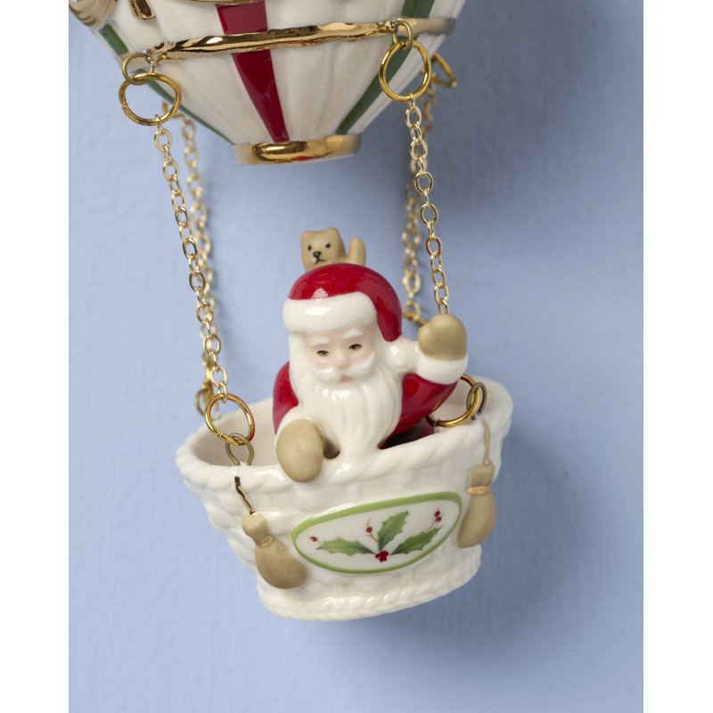 Christmas Hot Air Balloon Ornament