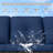 Berns 73'' Wide Rectangle Wicker Patio Sofa with Cushions-1518841109