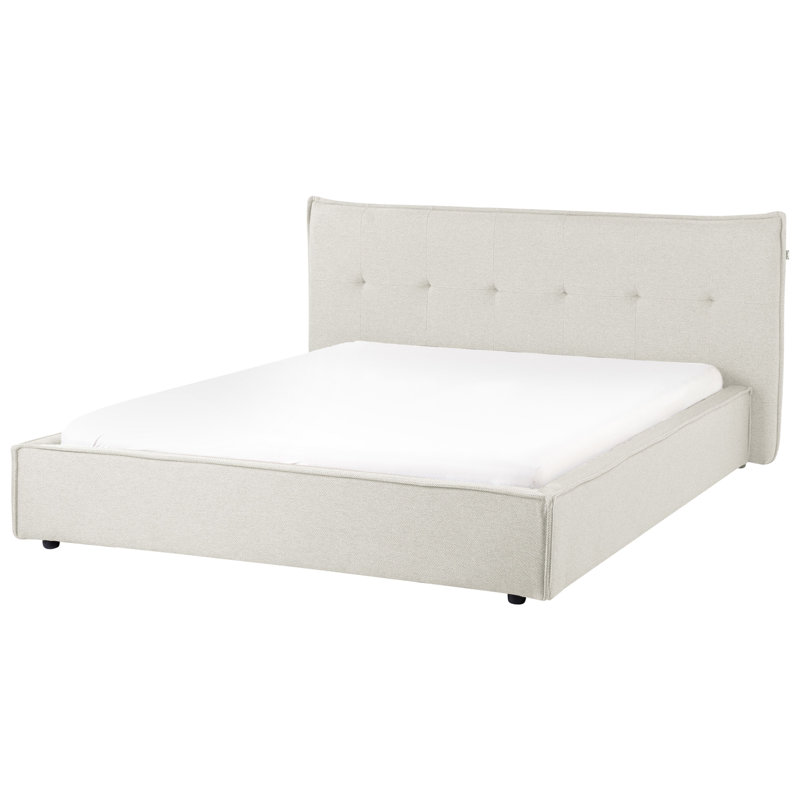 Bed Fabric LESTRE, European Kingsize (160 x 200 cm), White
