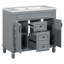 Meuble-lavabo moderne 36 po avec lavabo supérieur-102493538