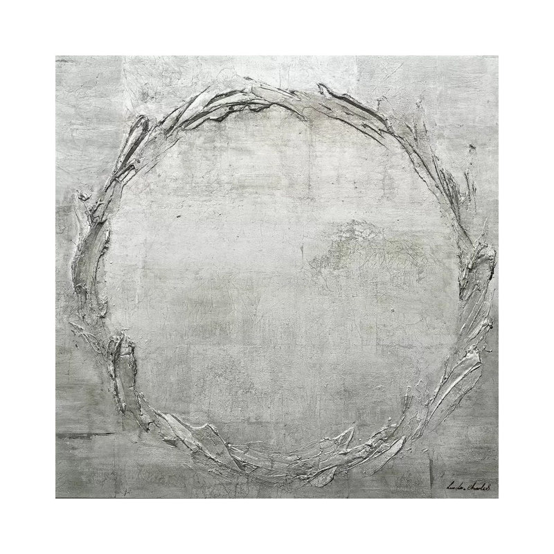 Spirit by Linda Charles - Painting on Canvas, 45.72cm H x 45.72cm W x 1.91cm D, Wrapped Canvas