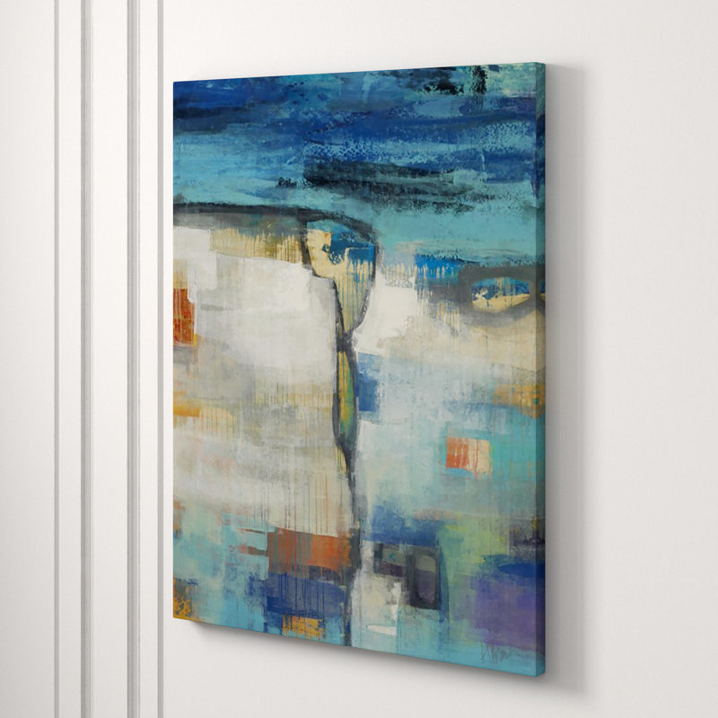 Lapis Painting by Maeve Harris, Outdoor, 71" H x 54" W