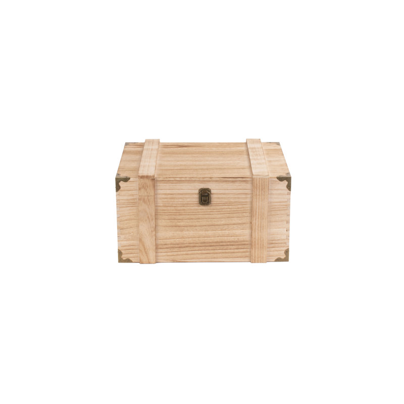 6 Wine Bottle Wooden Chest Box