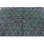 Tapis gris en laine noué à la main de conception unique 8 pi 4 po x 9 pi 10 po Gamalier
