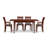 Sarah 4 - Person Solid Wood Top Four Leg Dining Set-16848866-37101031-39921300