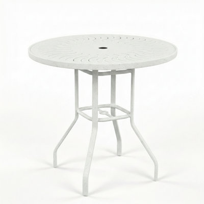 Windward Outdoor Sunburst 47" Round Bar Table