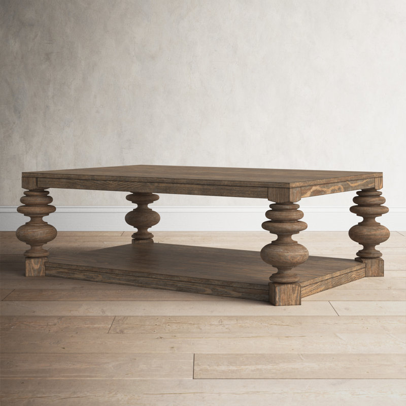 Meliah Solid Wood Coffee Table