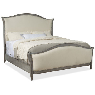 King Upholstered Bed- Speckled Gray - Hooker Furniture 5805-90866-96