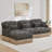 Deep Seat Modular Sofas Chenille Leopard Modern Home Living Room