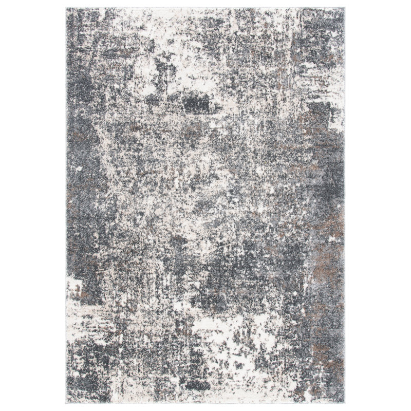 Tapis abstrait Scriber Performance, Rectangulaire 3 pi x 5 pi