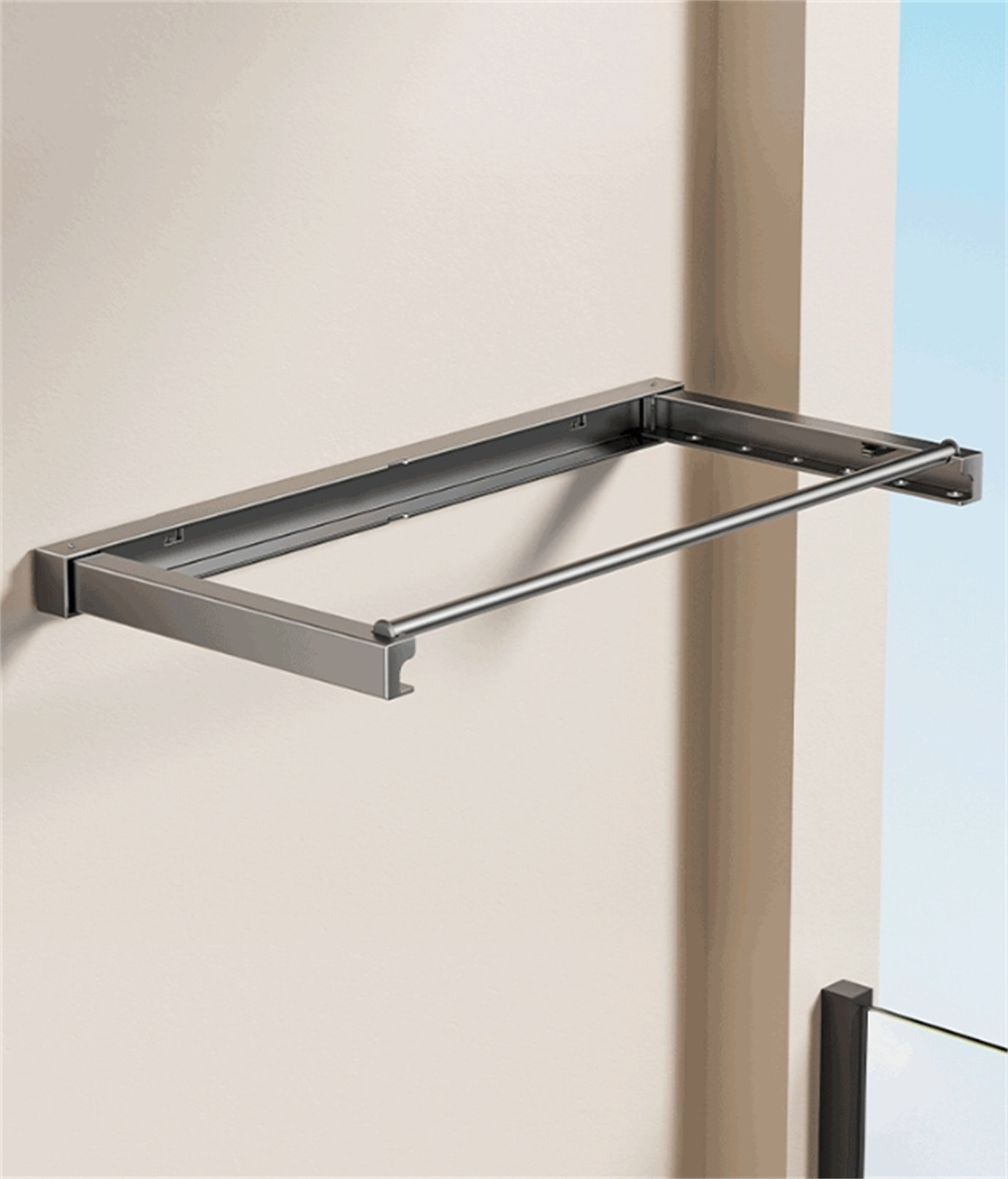 Thrones Designs Spacesaver Retractable Balcony Clothes Rack - Wayfair ...