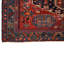 Tapis multicolore Tribal en laine 5 pi x 5 pi 11 po années 1970 Tribal