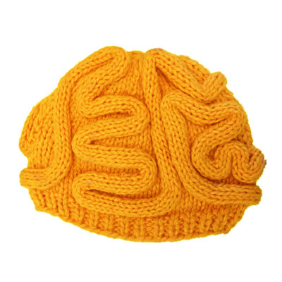 Funny Brain Knitted Hat,Knitted Personalized Brain Hat,Winter Hat