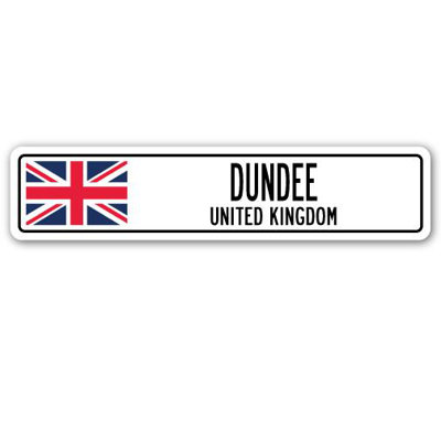 Plaque de rue Bernadine Dundee, Royaume-Uni