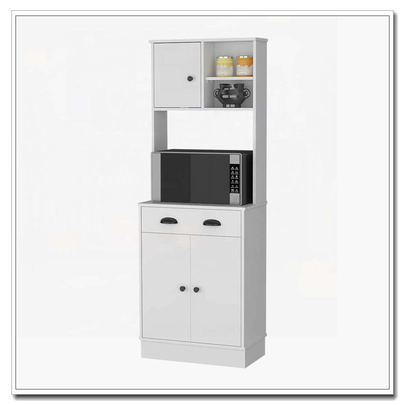 Garde-manger à micro-ondes 2 portes blanc Palmer