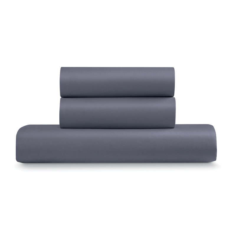 Ensemble d'édredon en microfibre 7 pièces Home, Anthracite, Édredon très grand californien + 6 pièces