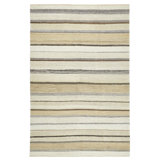 Beige Flatweave Wool Rug - 8'8" x 13'5"