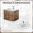 24-Inch Wall-Mounted Bathroom Vanity with Ceramic Sink – Floating Cabinet Set with Soft-Close Drawers, Faucet, and Pop-Up Drain in Walnut Finish-1020340782