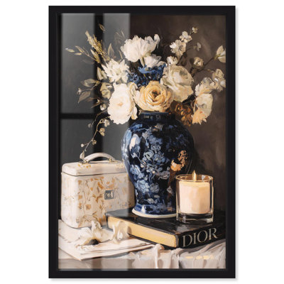 «Beautiful Vase Candles Kitchen Decor Shadowbox» par Art Remedy