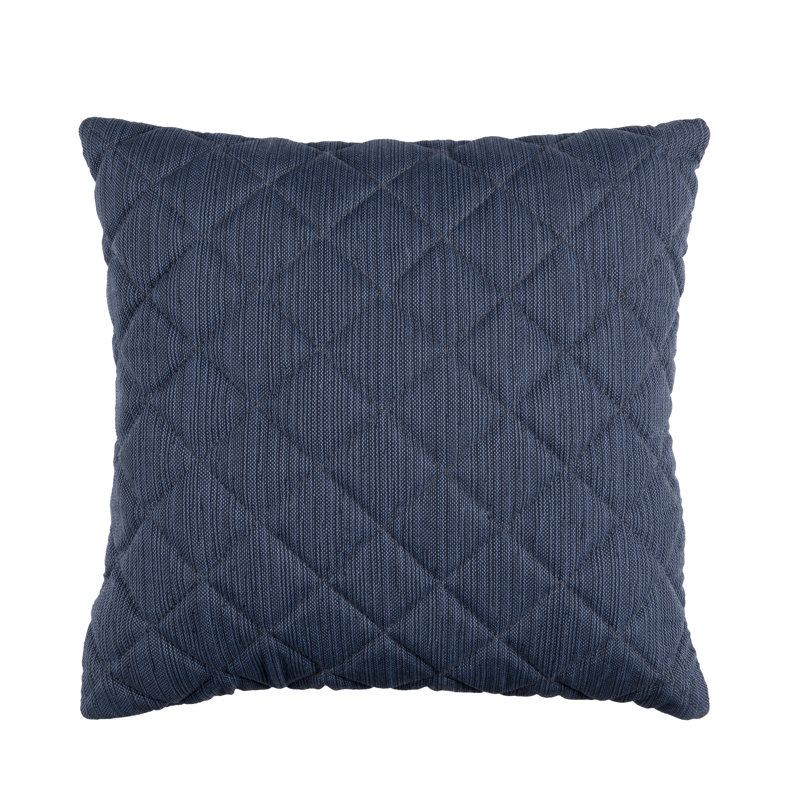 Erler Square Cushion, Dark Blue