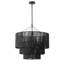 Arlandus 1-Light 23.62 inch E26 Woven Black Finish Dimmable Pendant Light