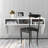 Yves Modern Wall Mounted Floating Computer Table Desk with Storage Shelves-72519144