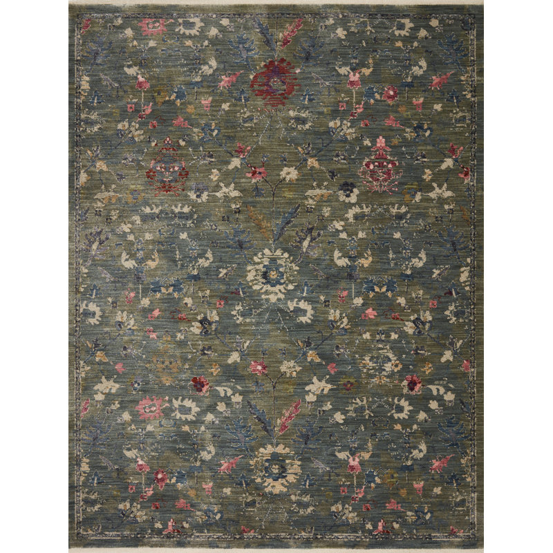 Febbas Performance Oriental Indoor Rug, Rectangle 2'7" x 4'