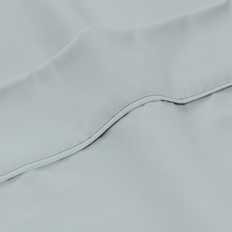 Luxury 100% Cotton Soft & Silky Wrinkle-Resistant Sheet Set, King Sheet Set + 1 Fitted Sheet + 2 Pillowcases, Light Blue