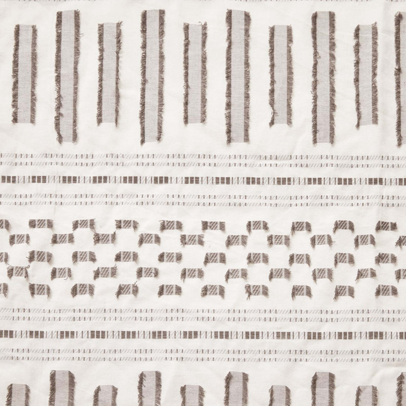 Rideau de douche en coton jacquard