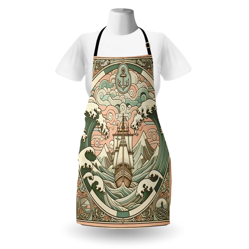 No Pattern Bib Apron