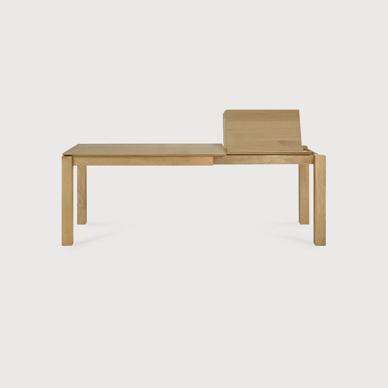 Slice Solid Oak Dining Table, 35.4" W x 86.6" L