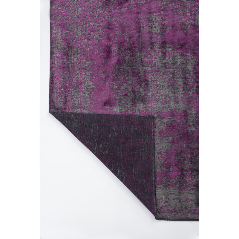 Rapture Gray/Purple Oriental Luxury Area Rug, Rectangle 7'10" x 11'2"