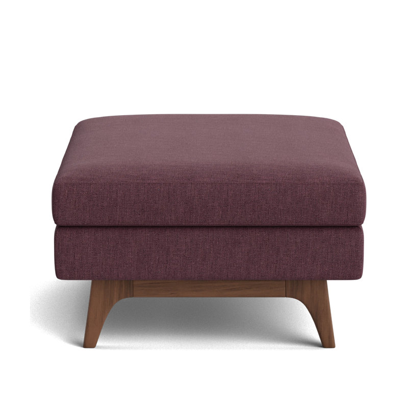 Tyler Ottoman, Performance Weave - Aubergine