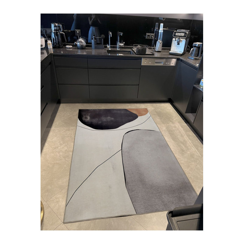 Tapis gris Sydney Sydney, Sous-tapis rectangulaire de 3 pi 3 po x 4 pi 11 po