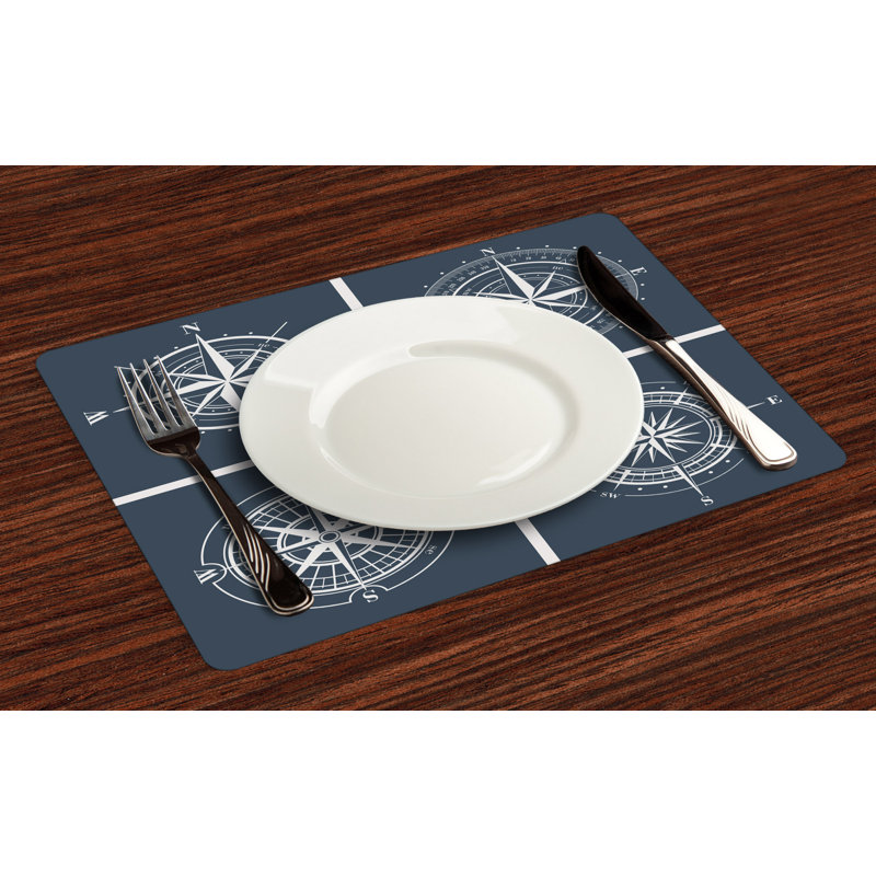 Polyester Abstract Rectangle Placemat