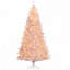 Arbre de Noël rose 7,5 pi