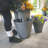 Fold Circular Positive Upcycled Plastic Planter for Indoor/Outdoor - Small ()-111113663-111113655