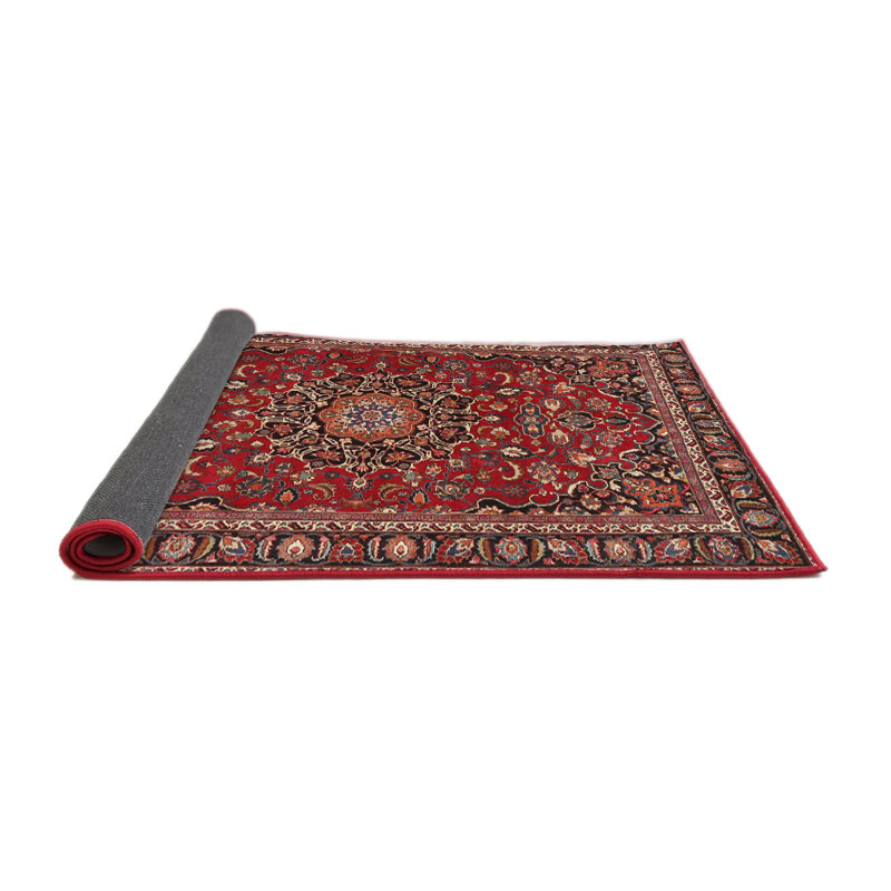 Tapis brun à motif oriental, Rond 4 pi